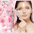 LAIKOU 24K Gold Sakura Peeling Gesichtsmaske Anti Falten  Mitesser Entfernung Gesichts Abreißmaske Hautpflegeprodukte