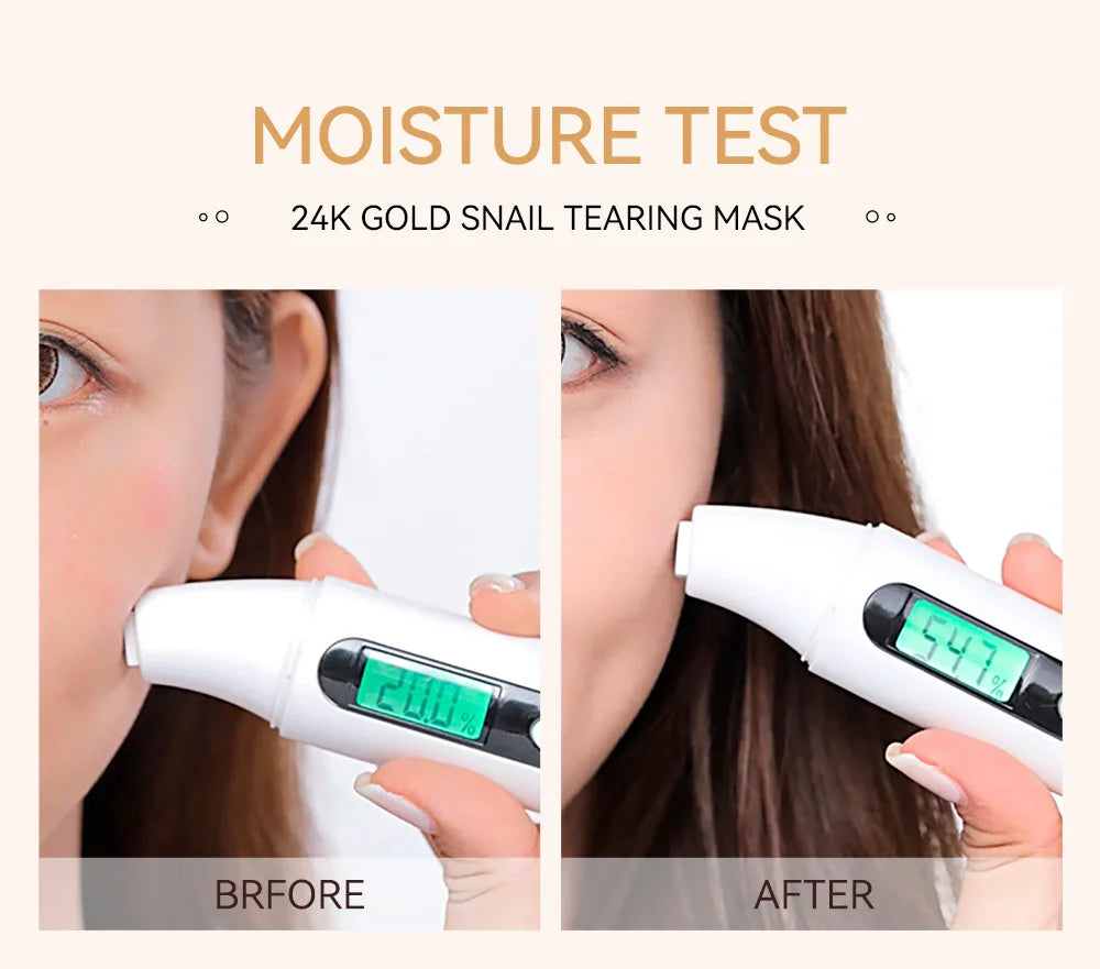 LAIKOU 24K Gold Sakura Peeling Gesichtsmaske Anti Falten  Mitesser Entfernung Gesichts Abreißmaske Hautpflegeprodukte